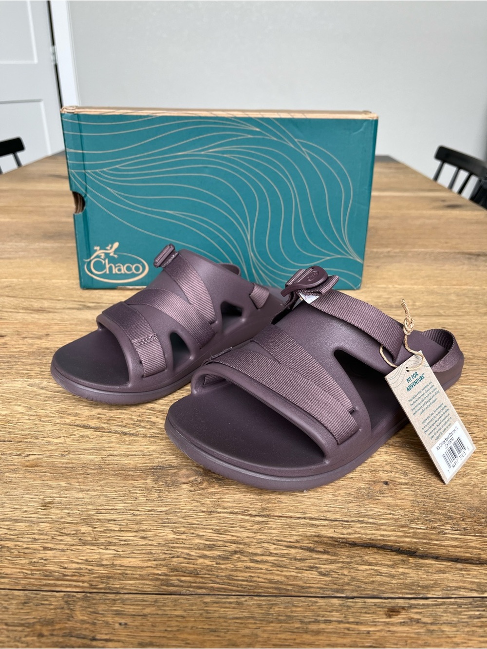 Size 10 Women Chaco Chillos Sport Sandal Sparrow/Purple JCH108780